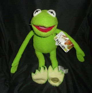 15 " Disney Store Muppets Green Kermit The Frog Stuffed Animal Plush Toy W/ Tag