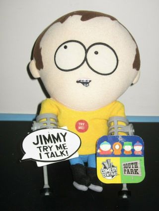 Rare South Park Talking Jimmy Plush Toy Doll By Fun 4 All Mwt