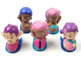 Fisher Price Nickelodeon Bubble Guppies Rolling Figures Toys Molly,  Goby,  Oona