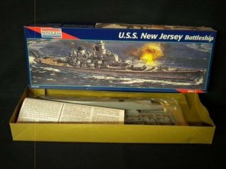 Monogram Battleship Uss Jersey 1/600 Kit