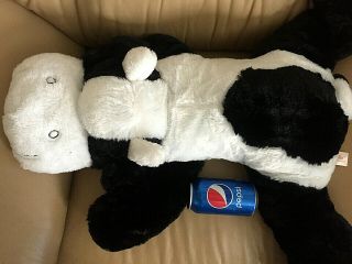 Large Dandee Cow White Black Collector 