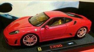1:18 Hot Wheels Elite 2004 Ferrari F430 Red Diecast