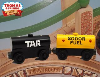 Tar Tanker & Fuel Car Thomas & Friends Wooden Railway Never Played With