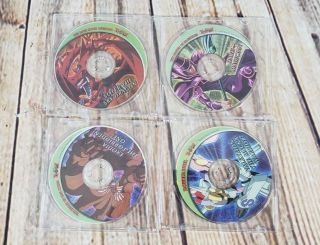 4 Rare Yugioh Dvd Singles - Double Duel Slifer Exodia Master Limited Edition