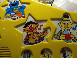 Sesame Street All Star Band Piano Musical Toddler Toy 1991 Battery Golden