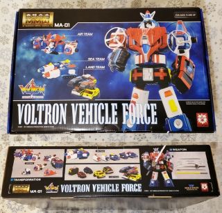 Miracle Metal Voltron Vehicle Force Ma - 01 Dairugger Xv V.  1 Complete