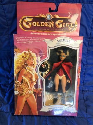 Golden Girl Guardians Of The Gemstones Vultura Action Figure 1984 Galoob