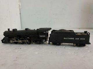 Rso Atest Ho Scale Locomotive 5208 Baltimore And Ohio & Tender Z - 75157 2u
