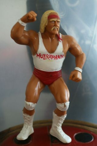Ljn Wwf Titan Sports White Shirt Hulk Hogan In Great Shape Check Pics Rare 1988