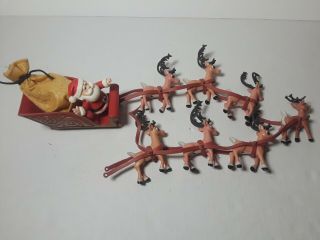 Rudolph The Red - Nosed Reindeer Santa’s Sleigh & Reindeer 2004 Playing Mantis