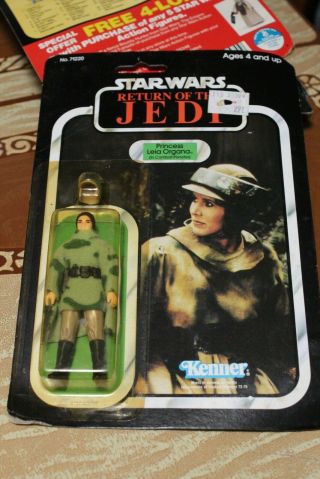 Vintage Star Wars 1983 Princess Leia Combat Poncho Rotj Authentic