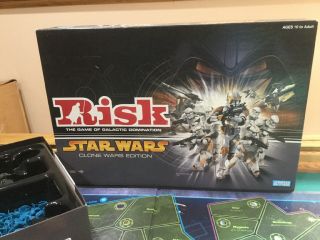Star Wars Clone Wars Risk Board Game 100 Complete