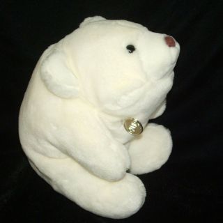Gund White Snuffles Polar Bear Plush Stuffed Animal 1980 Vintage Korea 13 "