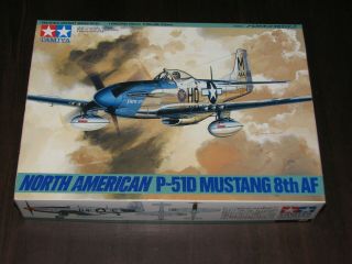 Tamiya 1/48 P - 51d Mustang 8th Air Force Wwii Usaaf Fighter