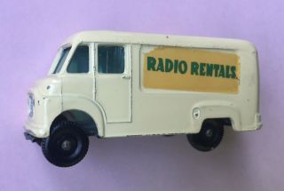 Vintage Matchbox Lesney 1963 T.  V.  Service Van 62 B V.  2 - RADIO RENTALS Decals 3