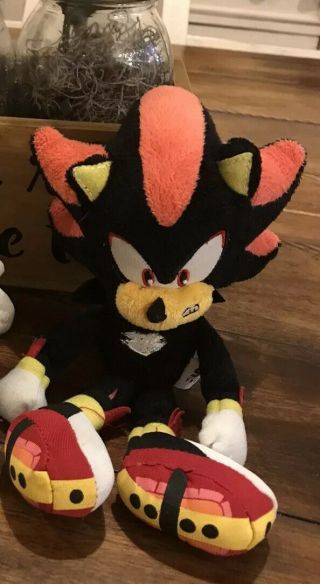 Sonic The Hedgehog Shadow 8 Inch Plush Tv Movie Character Toys