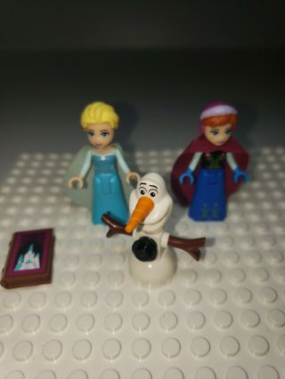 Lego Friends Disney Frozen Anna Olaf Elsa And Book Minifigures Figures