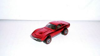 Redline Hot Wheels Bright Chrome Red Us Custom Corvette Nm,  To - No Toning