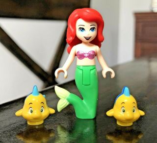 Lego Disney Princess Little Mermaid Ariel Mini Figure 41145 Flounder