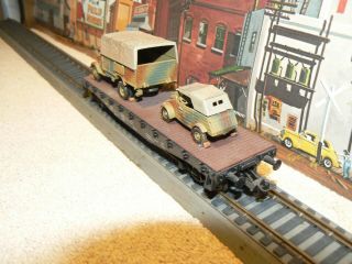 Roco HO WWII German Truck and Utility Car Train Transport Custom Paint b 3