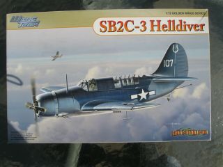 Dragon 1/72 Curtiss Sb2c - 3 Helldiver W/photoetched Parts 5059