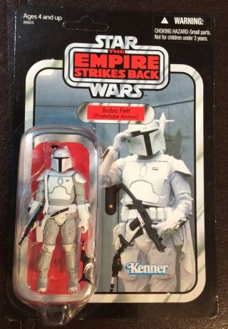 Star Wars Vintage Mail - Away Boba Fett Prototype Armor Vc61 3.  75” Unpunched Card