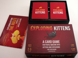 Exploding Kittens A Card Game First Edition 2 Deck Cards Set Complete