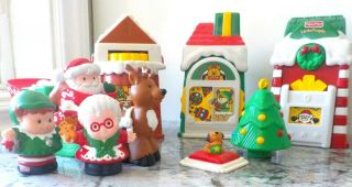 Fisher Price Little People Christmas Village (with Musical Tree).  Play Set