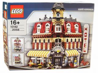 10182 - Lego Café Corner - In Box; Retired Product; Minor Dent On Box