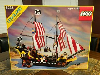 Lego Black Seas Barracuda 6285 Boat Pirate Ship Vintage Very Rare