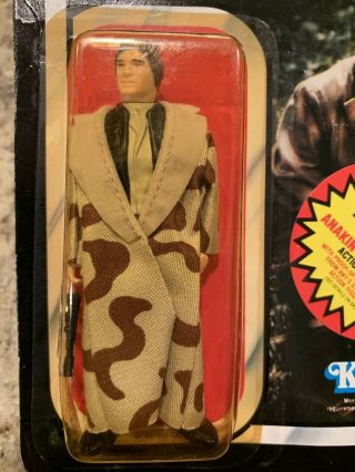 Vintage Kenner Star Wars ROTJ Han Solo Trench coat 77 Cardback MOC 3
