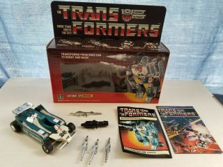 Transformers G1 Mirage - Complete Box,  Instructions - Hasbro,  Vintage