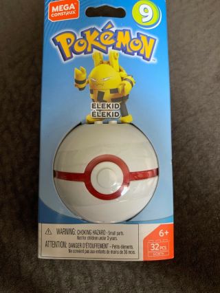Pokemon Mega Construx Elekid Poke Ball Series 9