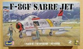 44 - 5319 Revell 1/48th Scale North American F - 86f Sabre Jet Plastic Model Kit