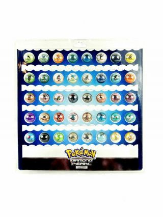 Pokemon Diamond And Pearl Special Edition Marble Set 2007 Nintendo Licensed 40