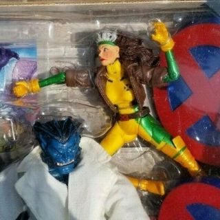 Marvel Legends X - Men Box Set 5 - Pack Wolverine Magneto Gambit Rogue Beast Toy Biz 3