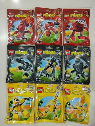 Lego Mixels Series 1 - 4 Complete Set of 36 - Retired & Rare Cartoon Network 2