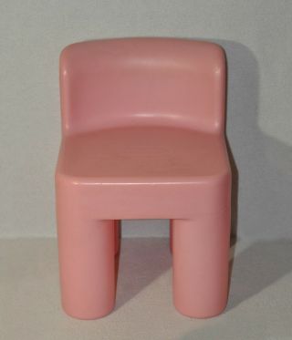 Vintage Little Tikes Pink Chunky Chair,  Child - Size,  Pre - Tend Playtime 1019