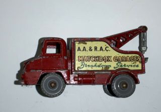 Vintage Matchbox Lesney Series 13 Thames Trader Wreck Truck