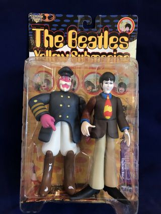 The Beatles Mcfarlane Yellow Submarine Paul With Captain Fred Rare