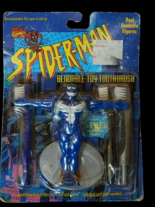 1996 Marvel Comics Venom Spider - Man Bendable Children 