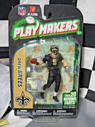 Nfl Players Play Makers Drew Brees Orleans Saints - Mcfarlane Toys - (nflp1)