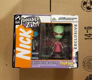 Toyfare Exclusive Palisades Invader Zim And Gir 2 Pack