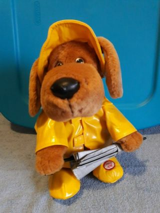 Singing In The Rain Musical Plush Dog Beverly Hills Teddy Bear Company