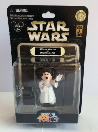 Disney Star Wars Tours Series 1 Minnie Mouse As Princess Leia Figure & Moc