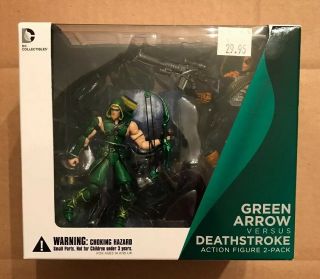 Dc Collectibles Injustice Gods Among Us 3.  75 " Green Arrow Vs Deathstroke Set