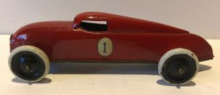 Antique Lehmann Gnom 808/1 Tin Toy Race Car 1 - Germany -