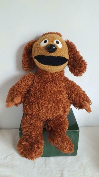 17 " Disney Plush Muppet Rowlf Dog Jim Henson,  No Tags,  No Defects