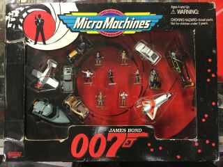 Galoob 1995 Micro Machines James Bond 007 Goldfinger Moonraker Spy Who Loved Me