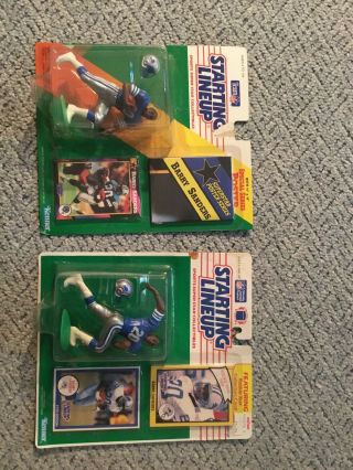 Starting Lineup 1990 Barry Sanders Rookie And 1992 Starting Lineup